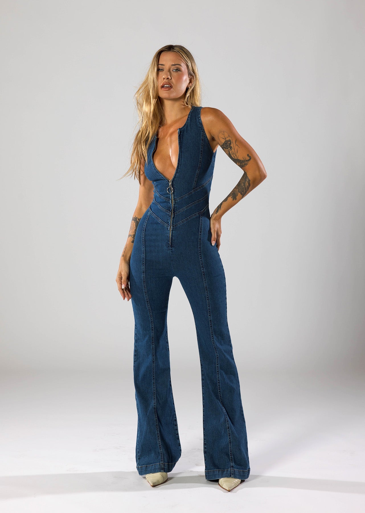 Jenny Denim Jumpsuit