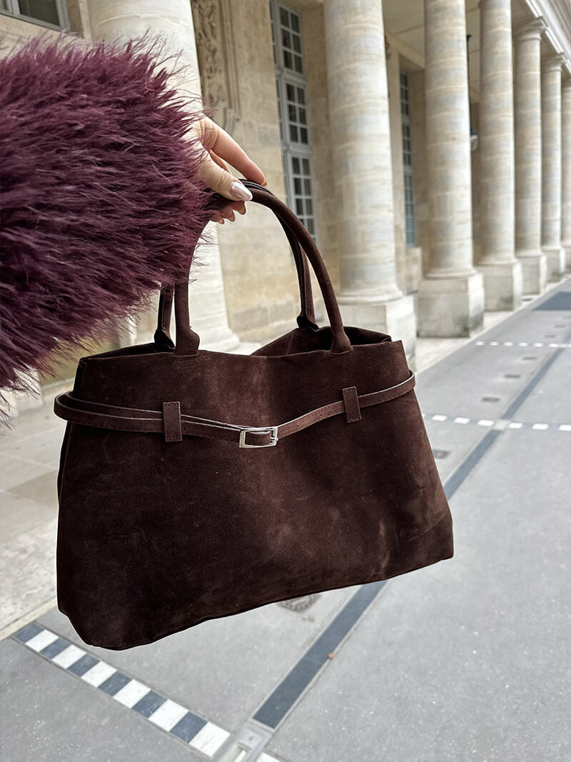 Purpose Suede Bag