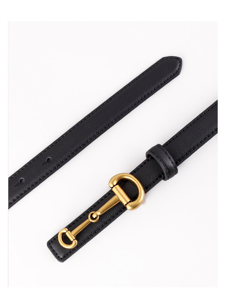 Lara Gold Buckle Belt