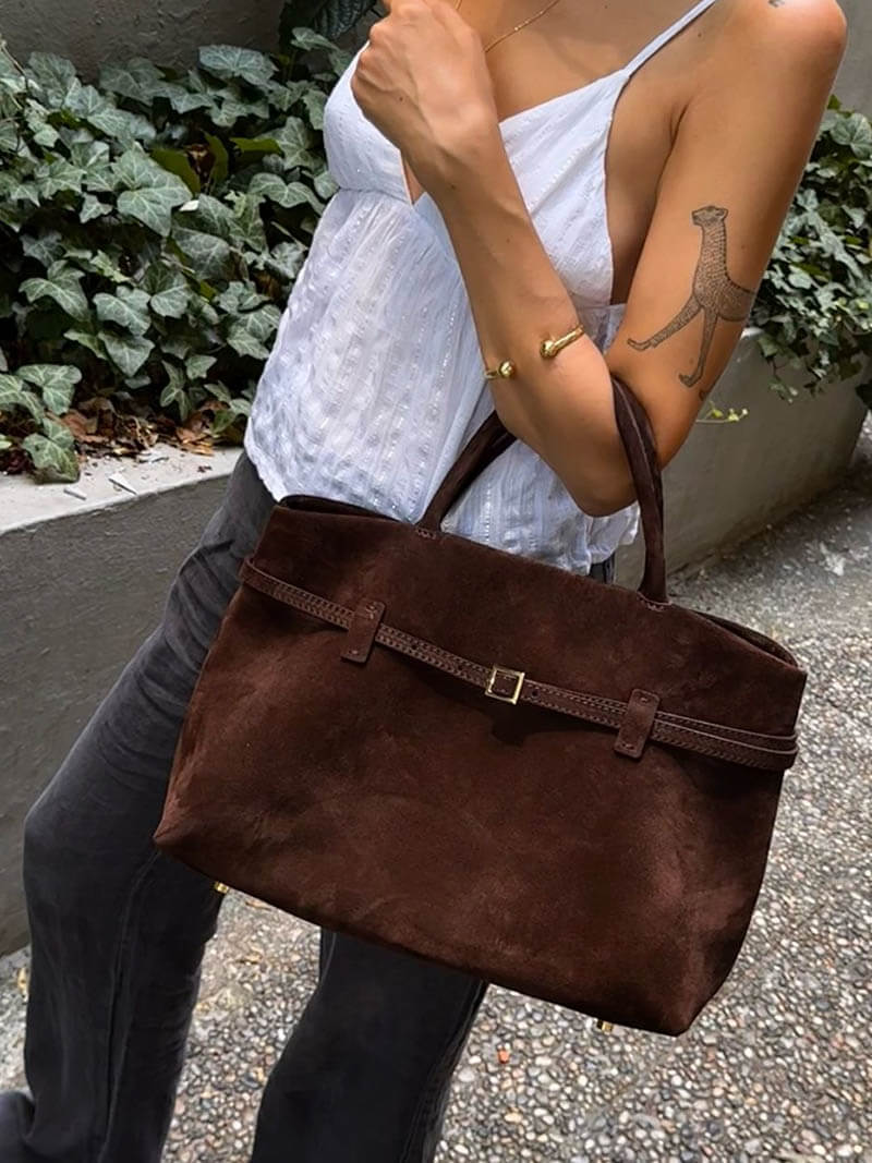 Purpose Suede Bag