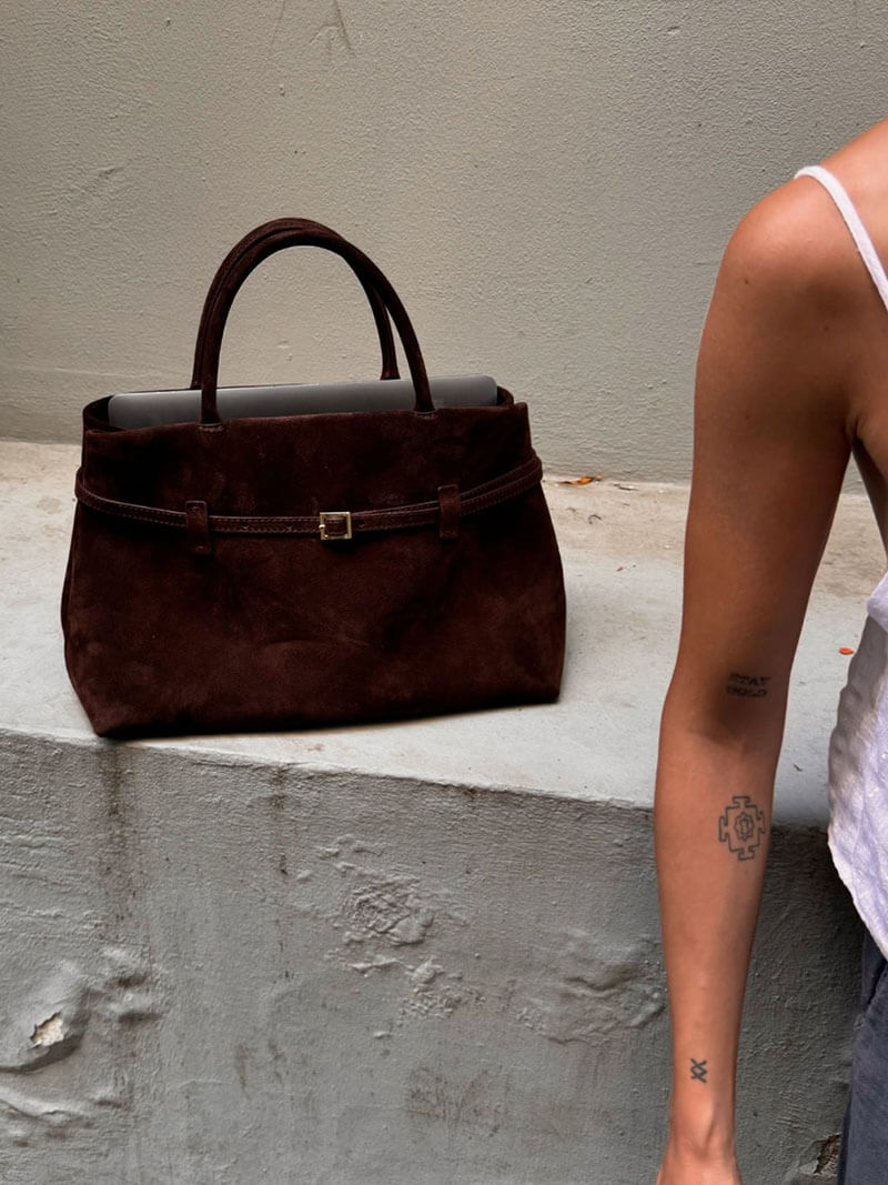 Purpose Suede Bag