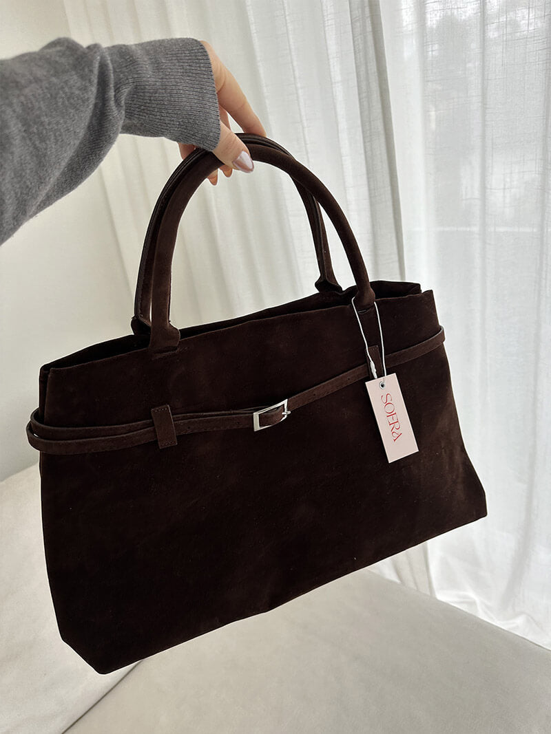Purpose Suede Bag