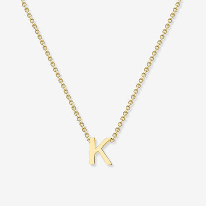 14k Gold Plated Initial Necklace