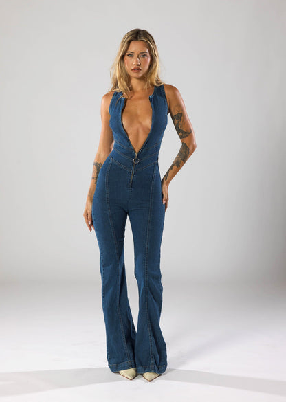 Jenny Denim Jumpsuit
