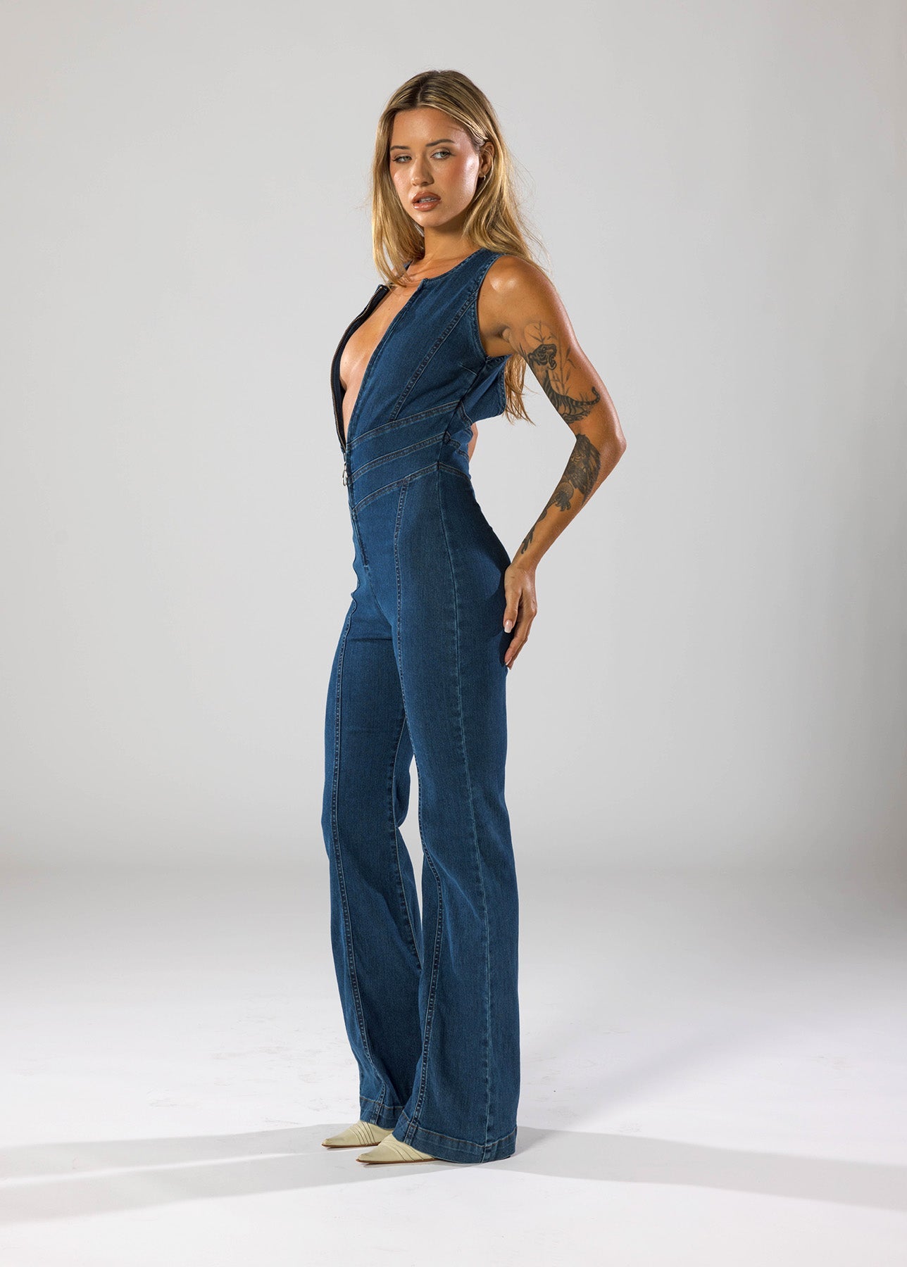 Jenny Denim Jumpsuit