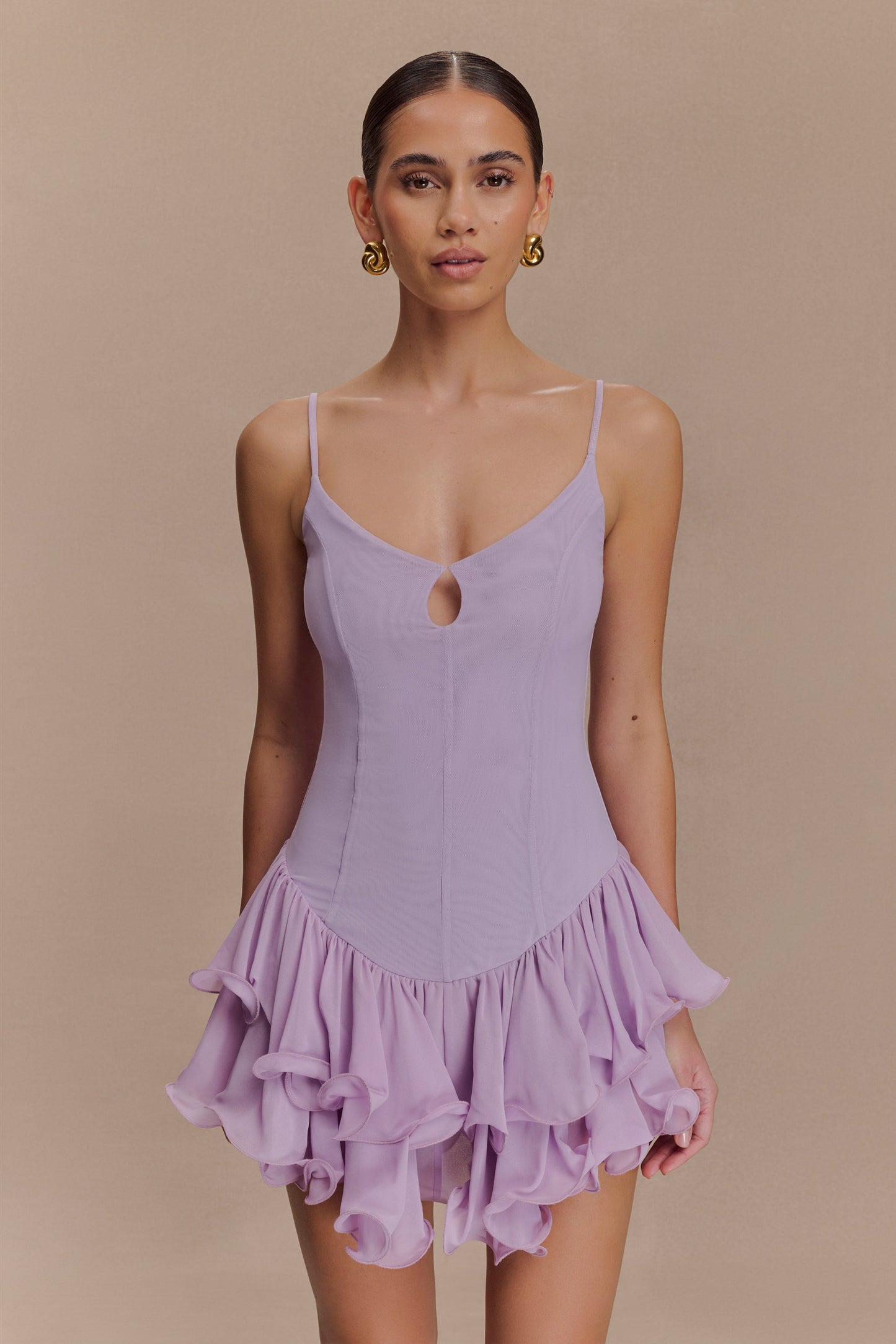Calantha Mini Dress - Lilac