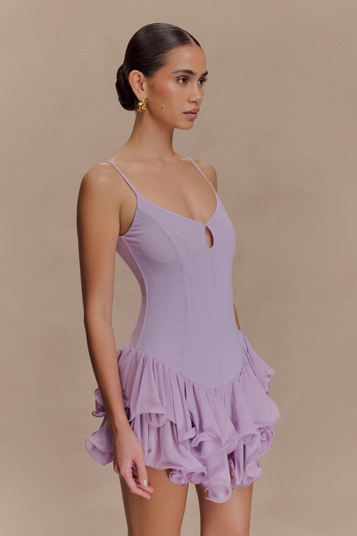 Calantha Mini Dress - Lilac