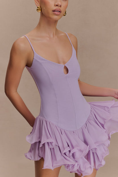 Calantha Mini Dress - Lilac