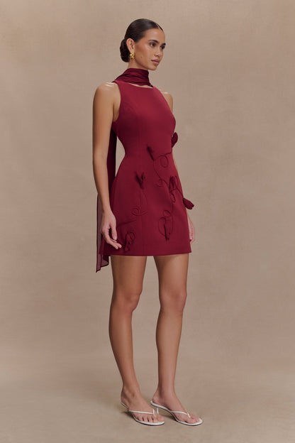 Skyler Mini Dress - Wine