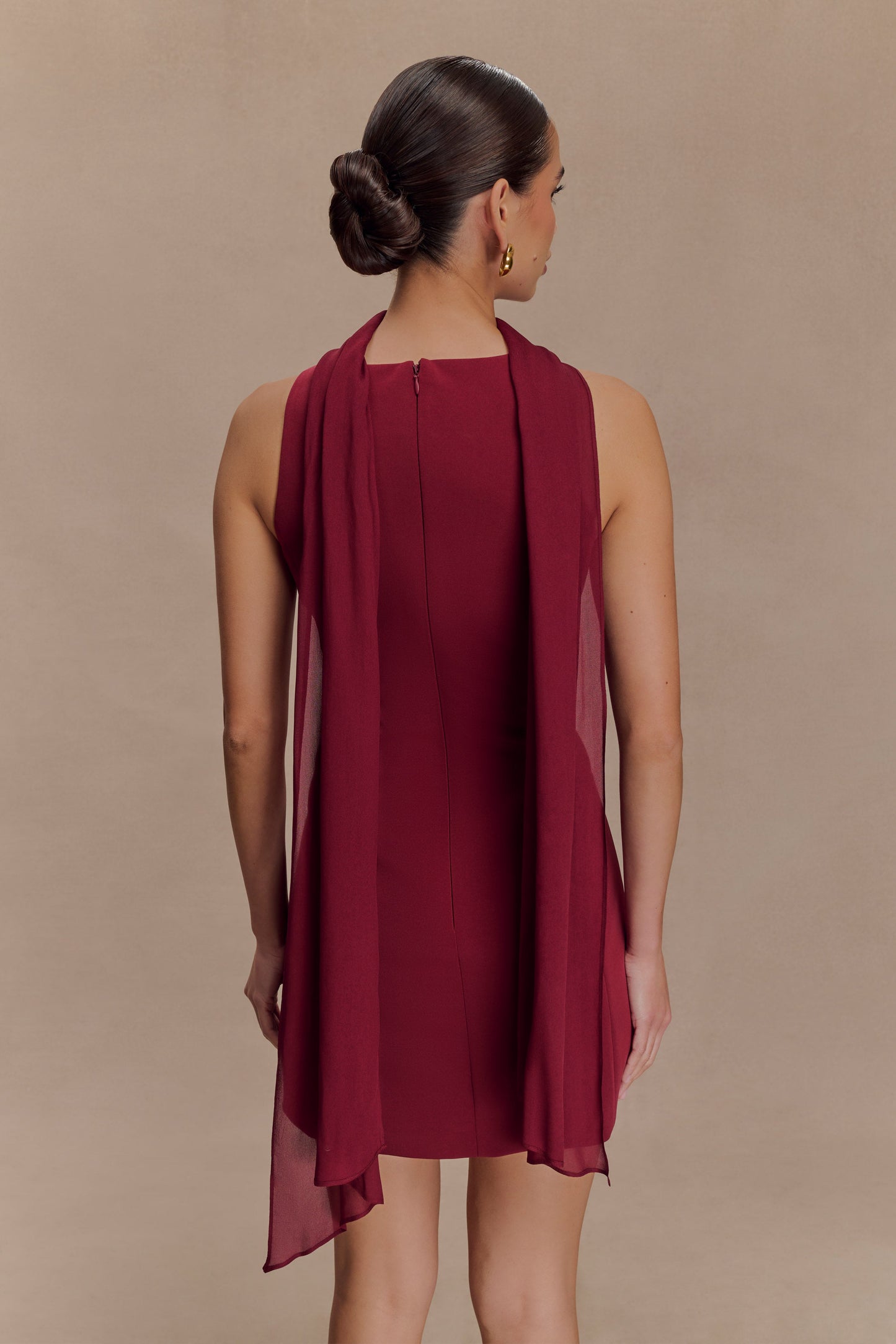 Skyler Mini Dress - Wine