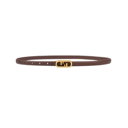 Cara Skinny Leather Belt