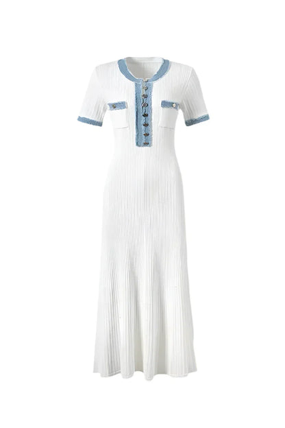 Nora Rib Knit Midi Dress