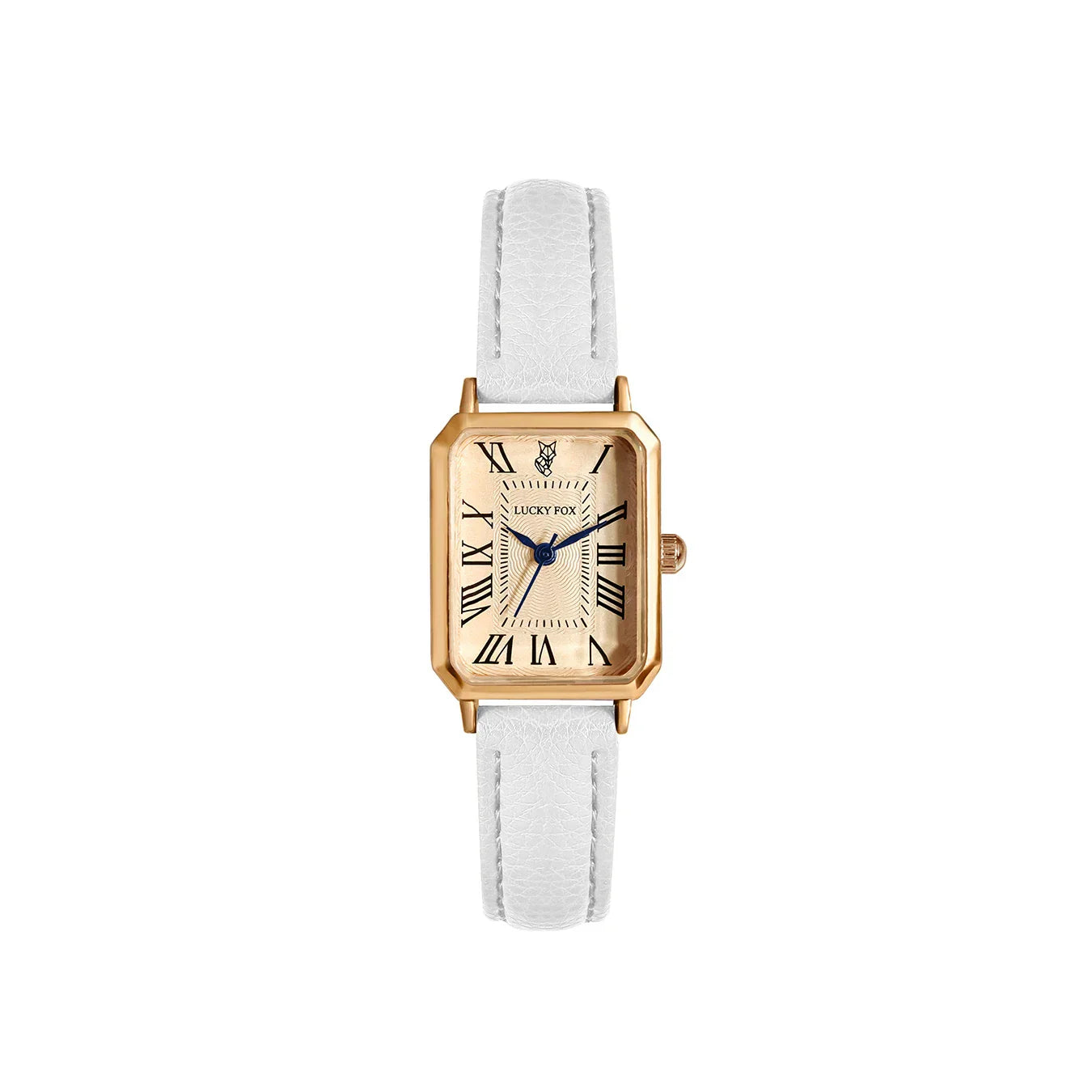 Octavia Square Face Leather Banded Watch