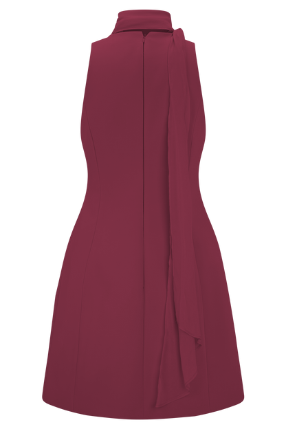 Skyler Mini Dress - Wine