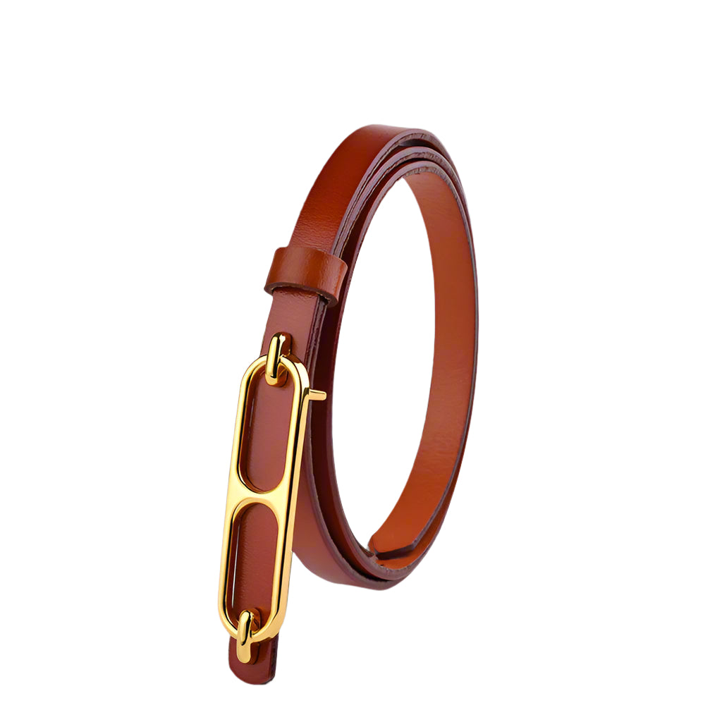 Tara Skinny Leather Belt