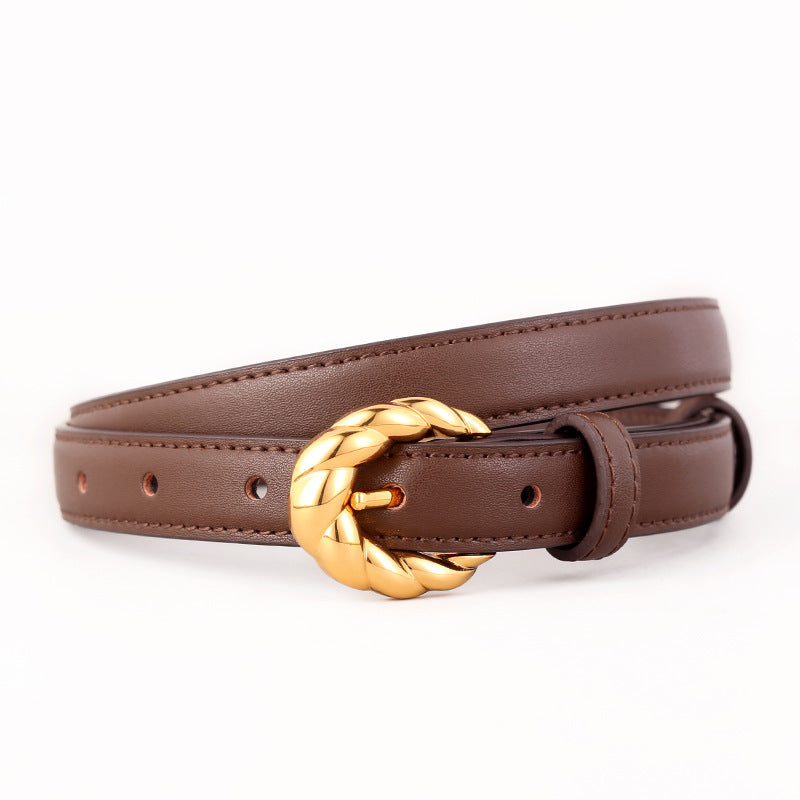 Bobbi Gold Buckle Belt