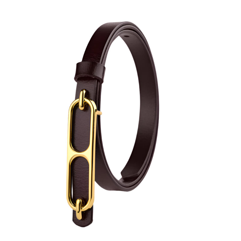 Tara Skinny Leather Belt
