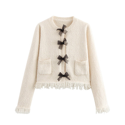 Manuela Bow Cardigan