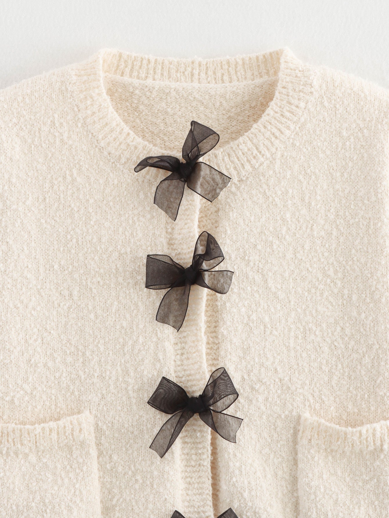 Manuela Bow Cardigan