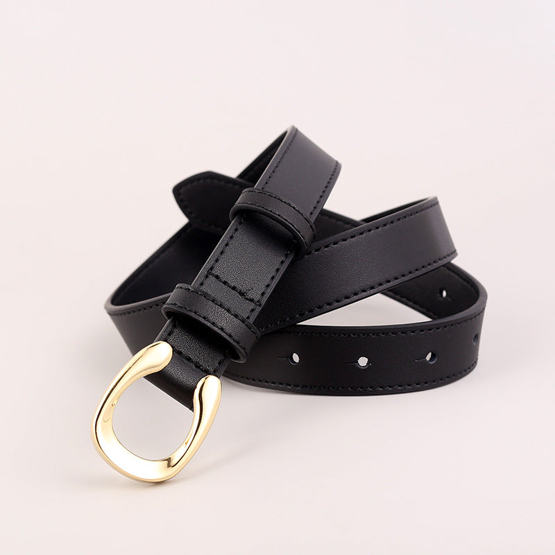 Isabella Gold Buckle Belt