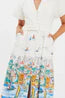 Portofina Puff Sleeve Shirt Dress