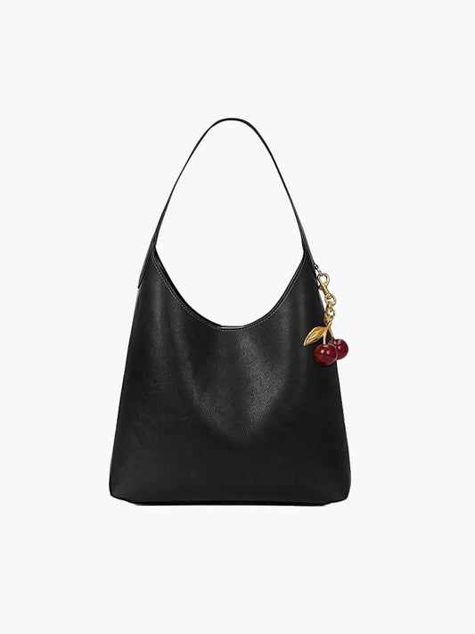 Amelia bag made of artificial leather with a cherry charm