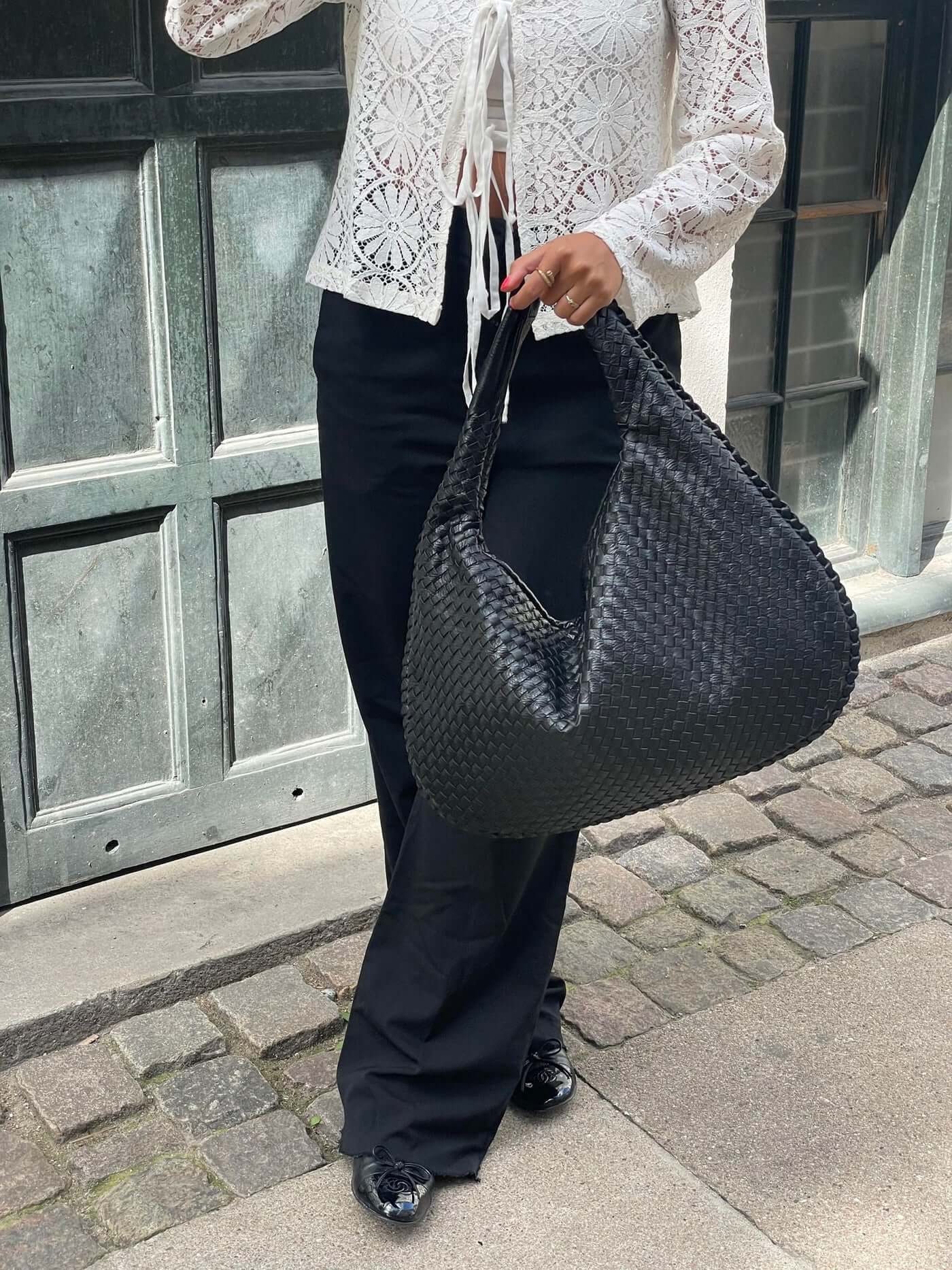 Carla XL Woven Bag