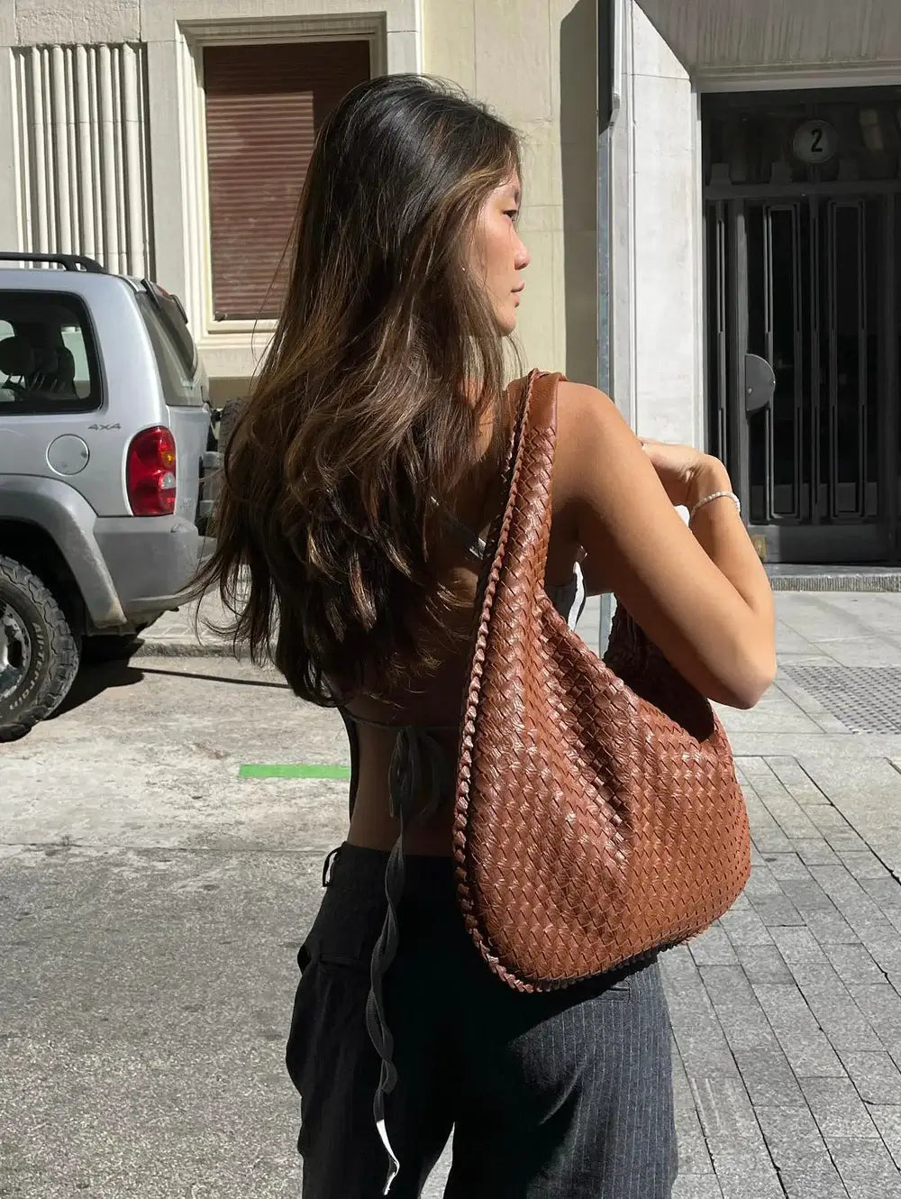 Carla XL Woven Bag